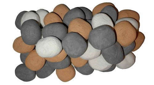 Fire replacement pebbles gas - pebbles,