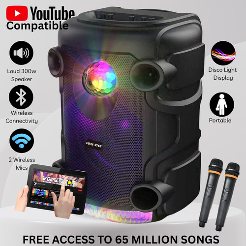 Vocal star 300w portable - vocal-star,
