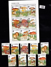 OB GAMBIA - MNH - NATURE - MUSHROOMS 