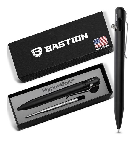 Bastion bolt action pen black - bastion,