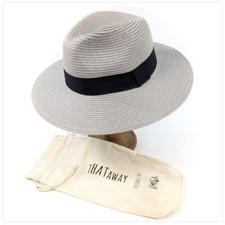 Black Ginger Panama Trilby