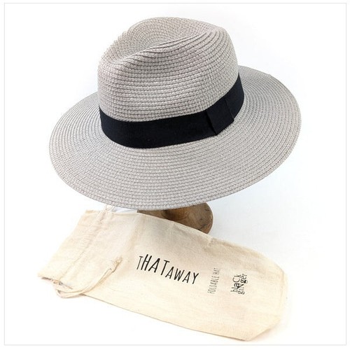 Black ginger panama trilby - ginger,