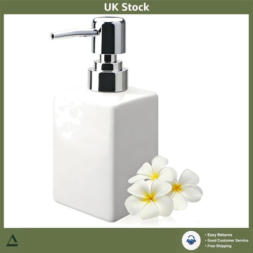 Elegant white square ceramic - white,