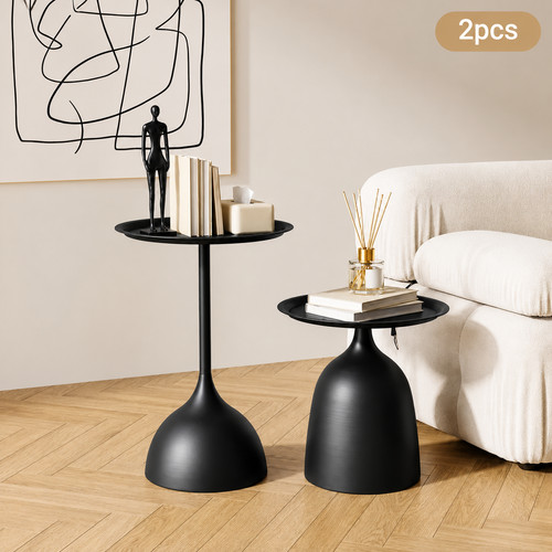 Set round metal side - set, 2
