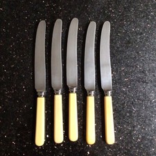 5x Vintage James Ryals Firth Stainless Steel Butter Dinner Knives