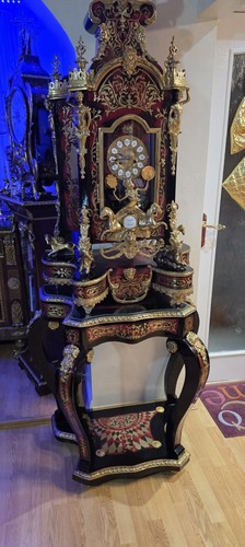 Boulle tall case clock - case,