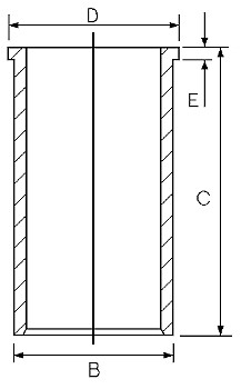 New cylinder sleeve - cylinder,