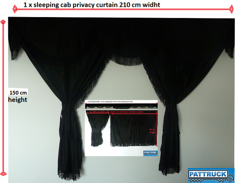 Truck curtains full set - curtains,