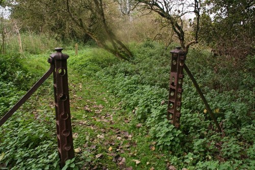Photo 6x4 old iron - 6x4, posts
