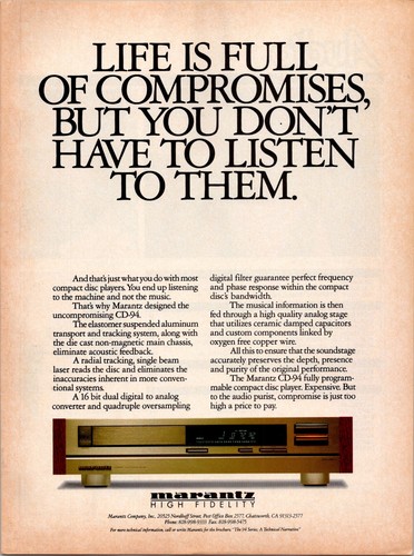 1988 marantz 94 - cd-94, print
