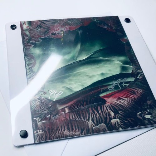 Encaustic art wax abstract