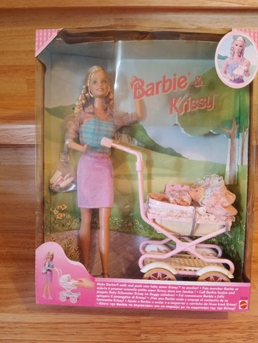 Barbie krissy stroller set - stroller,