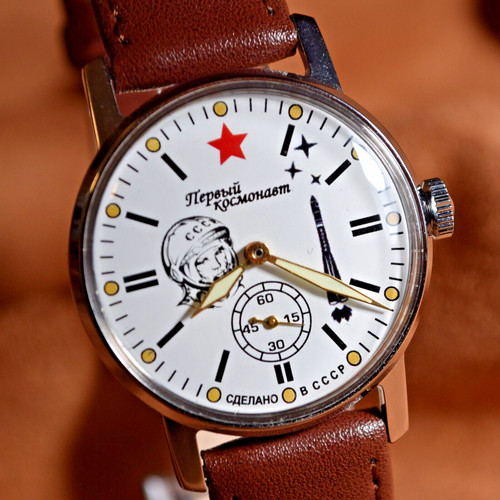 Soviet wristwatch pobeda space - wristwatch,