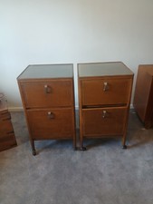 Pair of Art Deco bedside