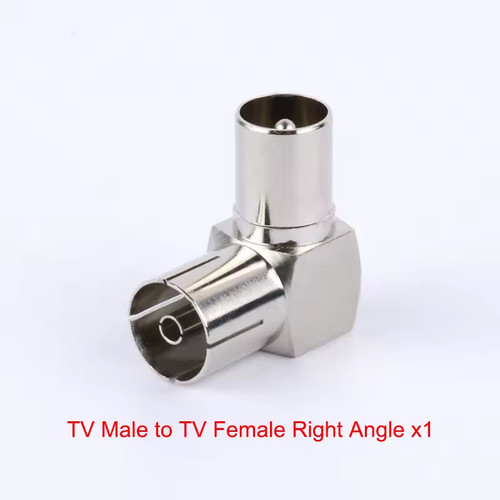 Right angle adapter plug to - angle,
