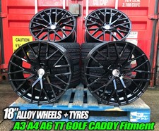 18" Audi New R8 style alloy wheels & 225/40/18 tyres Audi A3 S3 A4 S4 A6 SALE