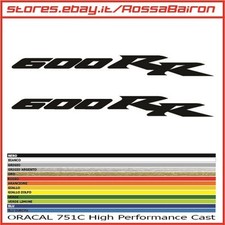 2 ADESIVI HONDA 600RR 600RR mm.210 - DECALS AUFKLEBER PEGATINAS STICKERS MOTOGP