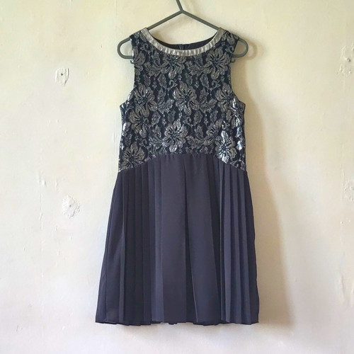 Next girls grey silver - 6-7y, grey/silver
