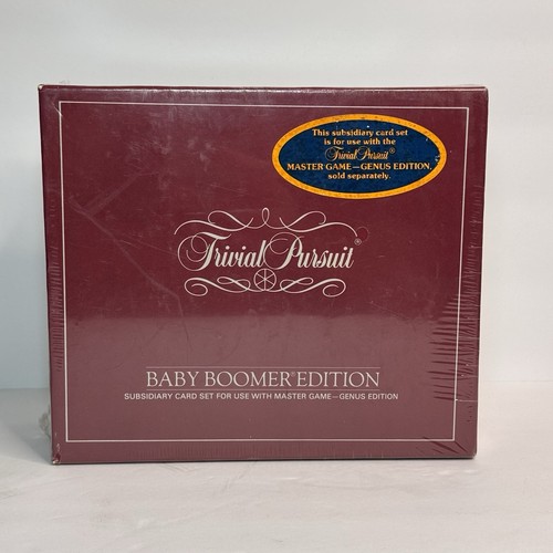 Trivial pursuit baby boomer - trivial,