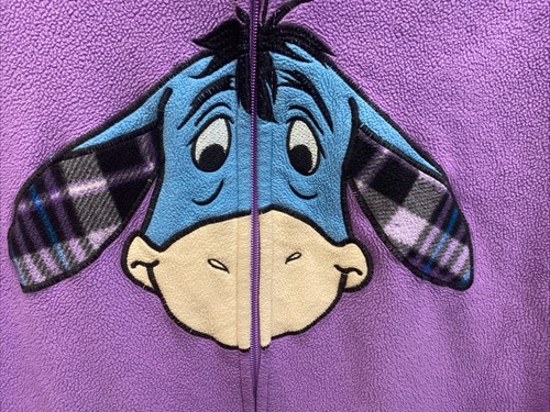 Eeyore purple fleece zip - purple,