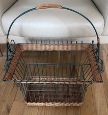 Large Vintage Wicker Wire