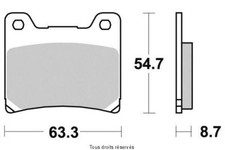 Brake pad Yamaha XVZ 1200