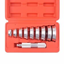 10pcs Aluminium Wheel Oil Bush Bearing Race Press Seal Driver Tool Kit Installer
