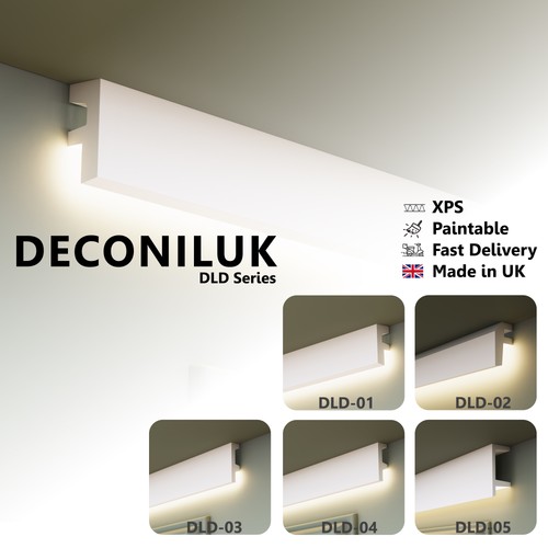 Coving cornice moulding - coving, led