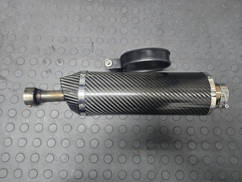 Carbon fibre exhaust - carbon, with