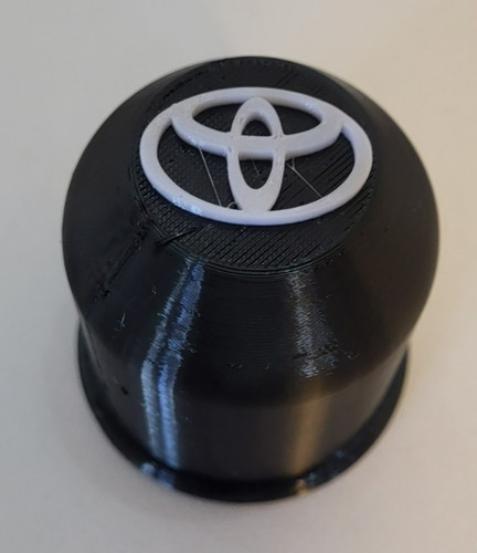 Printed toyota hitch ball - 3d,