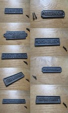 Rustic iron sign vintage