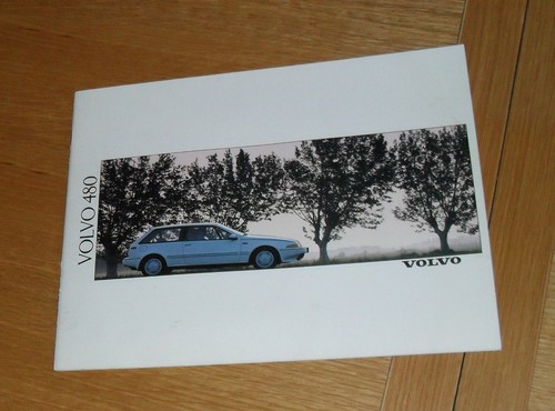 Volvo 480 brochure - 480, 1990