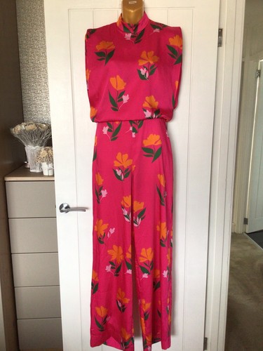 Zara pink floral printed open - zara,