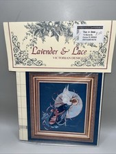 Lavender & Lace Cross Stitch Pattern “Blue Moon Angel” L&L36 NEW