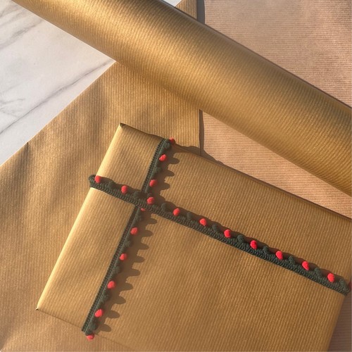 Wrapping paper metallic gold - paper,