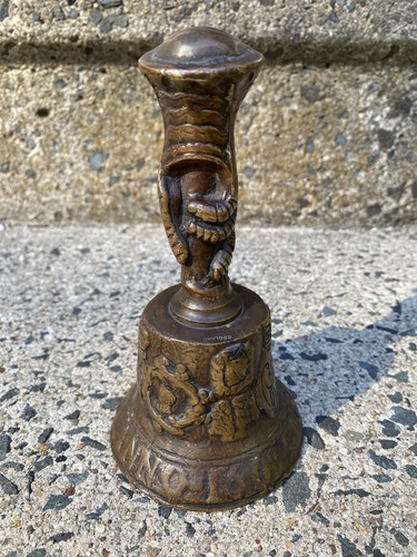 1600 antique bronze bell - antique,