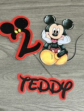 Personalised Cake Topper Set Mouse 