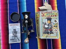 Spong No.1 Hand Cranked Cast Iron Coffee Bean Mill/Grinder vtg retro 70s