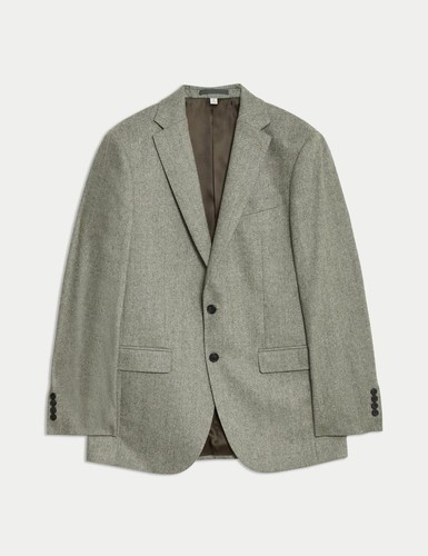Tailored fit wool - m&s,