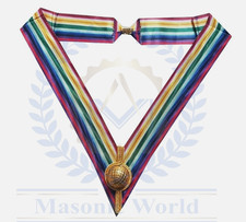 Masonic Regalia Royal Ark Mariner  RAM Grand Rank Collarette Gold Ball *NEW*