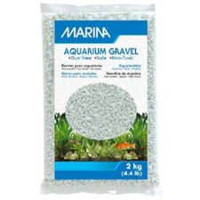 Marina Decorative Aquarium Fish Tank Gravel Substrate White