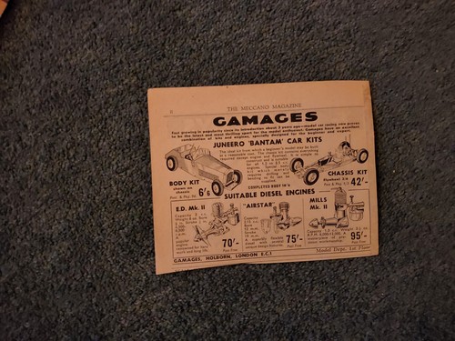 Xm54 ephemera 1949 advert - xm54,