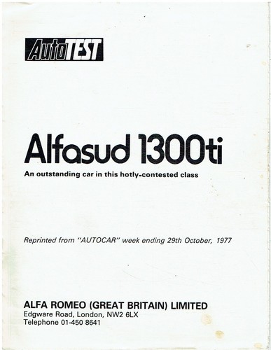 Alfa romeo alfasud - romeo,