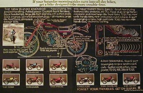 1976 suzuki enduro - 1976,