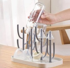 Drying Rack Baby Bottles, Drip Holder, Baby Bottles,Drying Rack, Cactus 