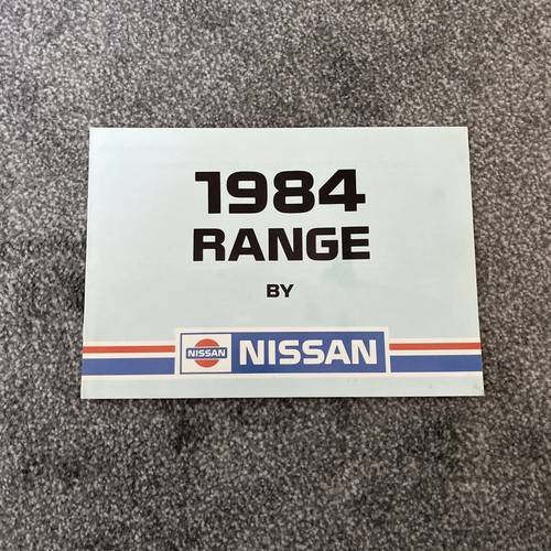 April 1984 nissan range - april,