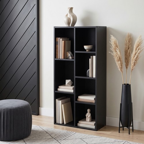 Cube 5 tier bookcase - 3, 4