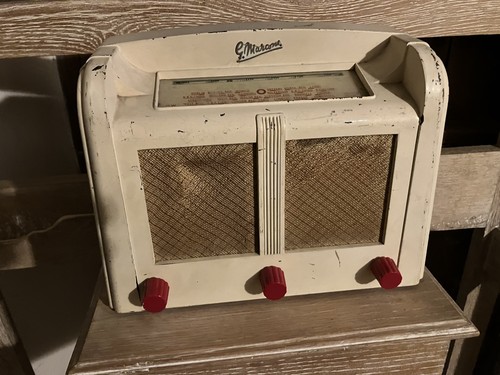 Vintage marconi radio - vintage,