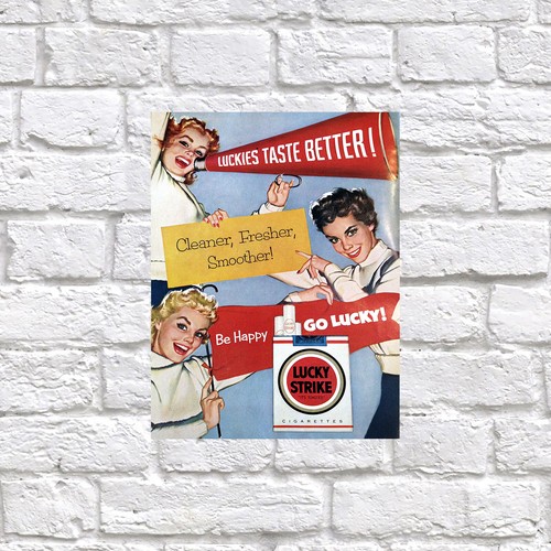 Lucky strike retro tin - strike,,