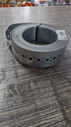 Galvanised steel fixing band - fixing,